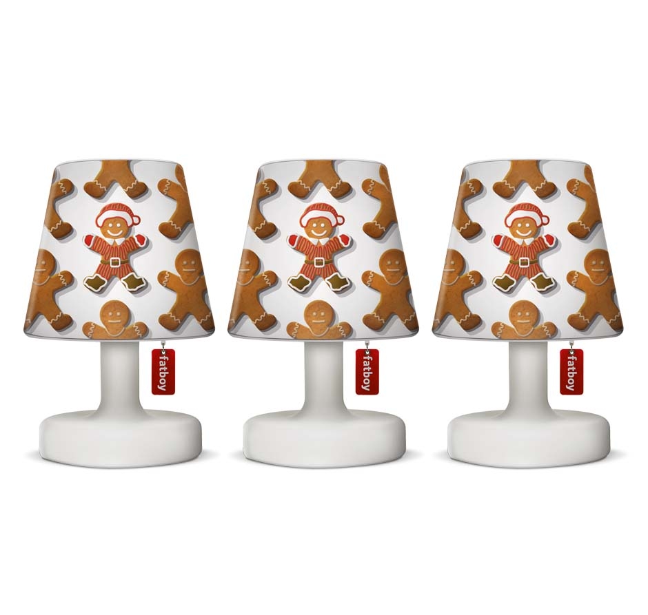Fatboy Edison the Mini 3 LED-Tischleuchten mit Akku  + gratis Christmas Cappies gingerbread