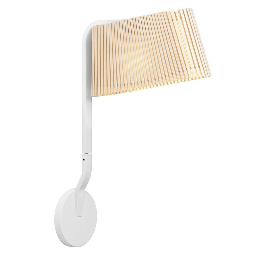 Secto Design Owalo 7030 LED Wandleuchte Birke natur