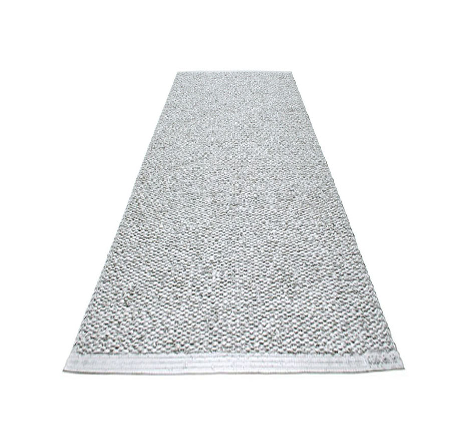 pappelina Svea Kunststoff-Teppich 70 x 240 cm grau metallic