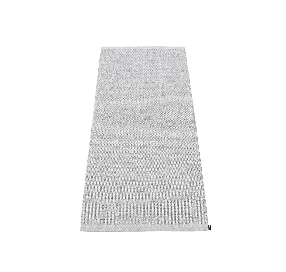 pappelina Svea Kunststoff-Teppich 60 x 150 cm grau metallic