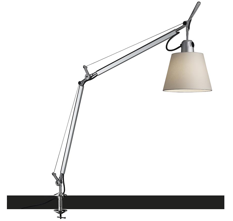 Artemide Tolomeo Basculante Tavolo mit Tischklemme