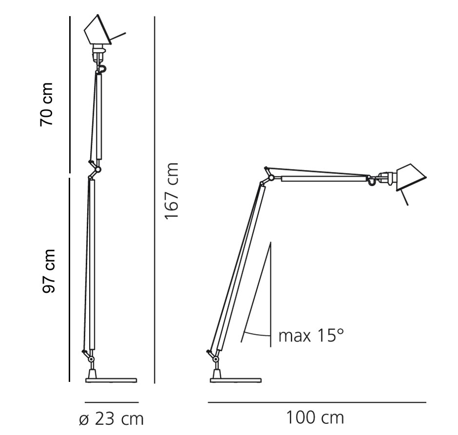 Artemide Tolomeo Lettura