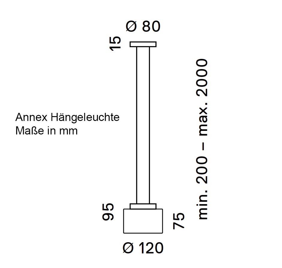 Serien Lighting Reef suspension 1 LED Pendelleuchte