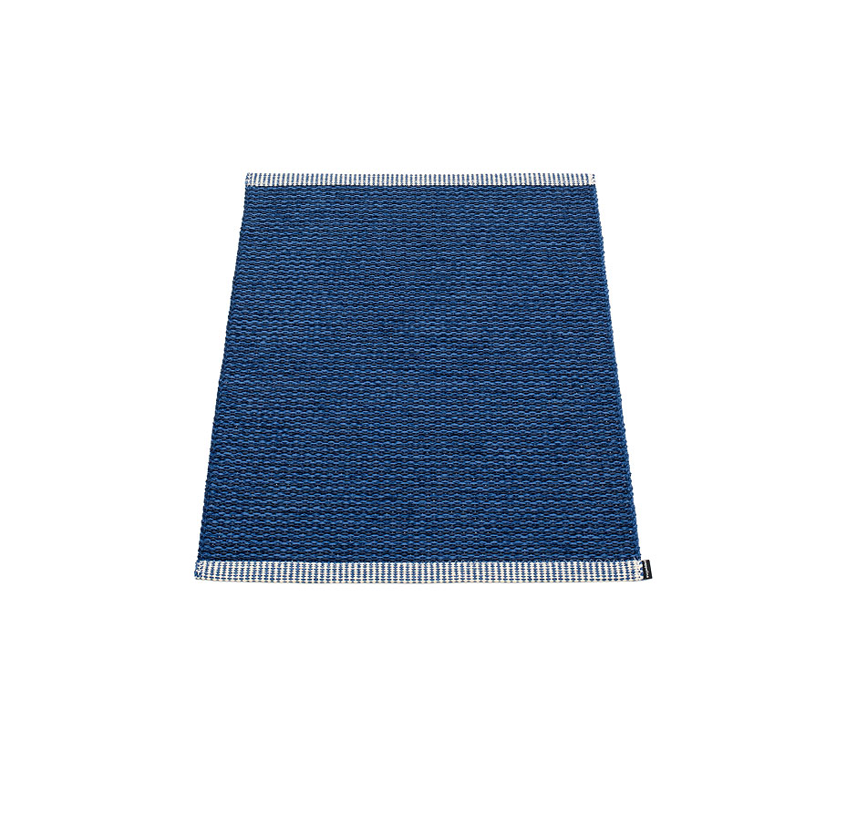 pappelina Mono Kunststoff-Teppich/Fußmatte 60 x 85 cm dunkelblau/denim