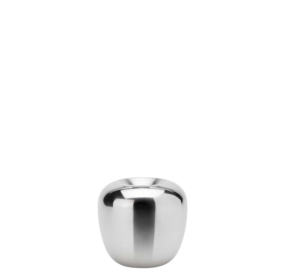Stelton Ora Kerzenständer / Teelichthalter Edelstahl klein - Höhe 7 cm