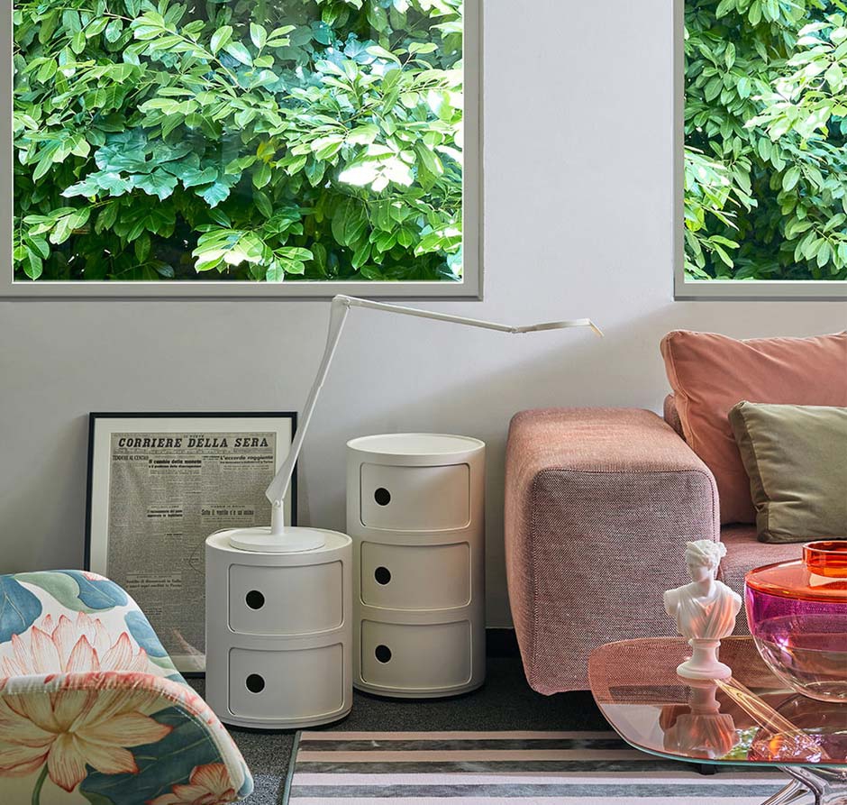 Kartell Componibili 2er Container recycled matt