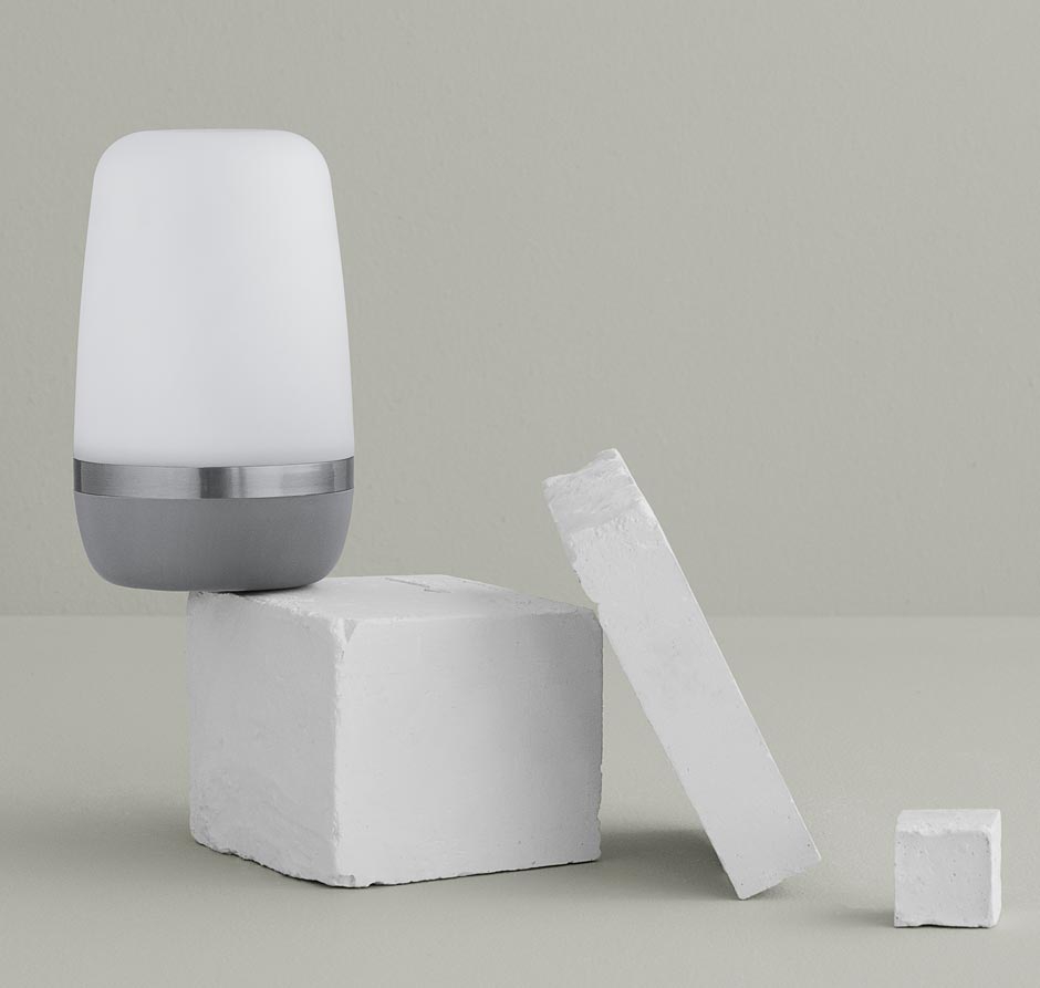 blomus SPIRIT LED Akku Bodenleuchte XL Höhe 35 cm