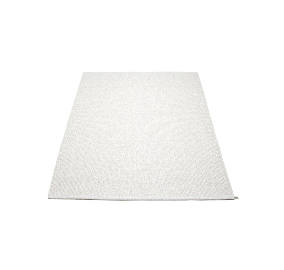 pappelina Svea Kunststoff-Teppich/Fußmatte 50 x 70 cm weiß metallic