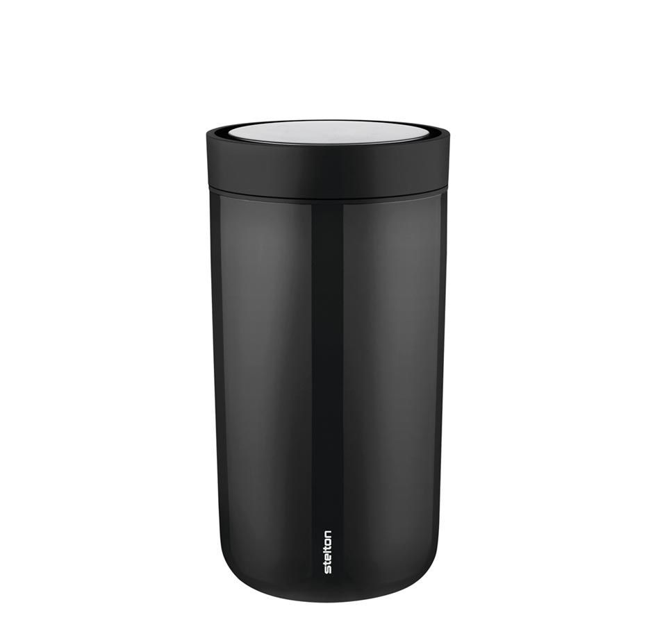 Stelton to Go Click Thermobecher doppelwandig 0,2 l schwarz