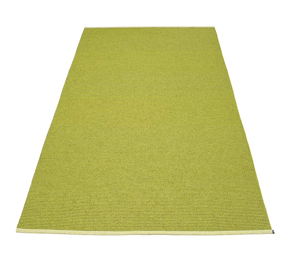 pappelina Mono Kunststoff-Teppich 180 x 300 cm olive/lime