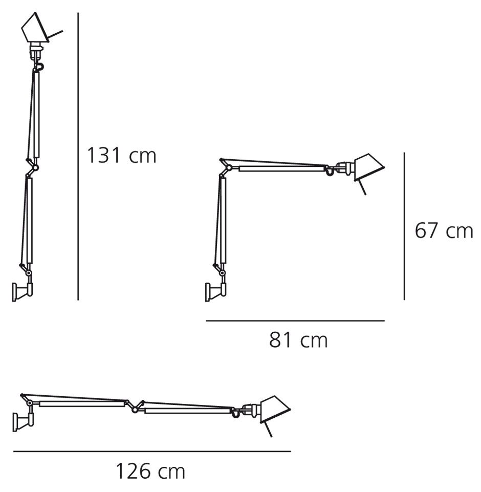 Artemide Tolomeo LED Parete