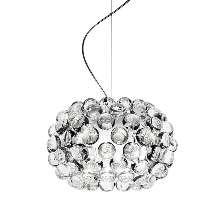 Foscarini Caboche Plus Piccola Sospensione LED transparent