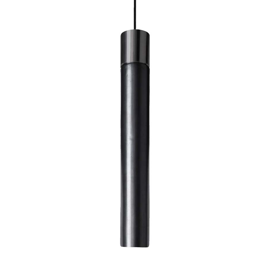 Kundalini Minimal LED Pendelleuchte schwarz