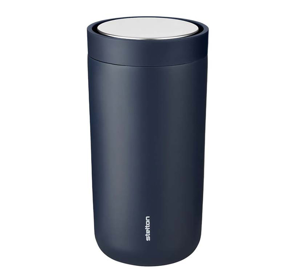 Stelton to Go Click Thermobecher doppelwandig 0,4 l soft deep ocean