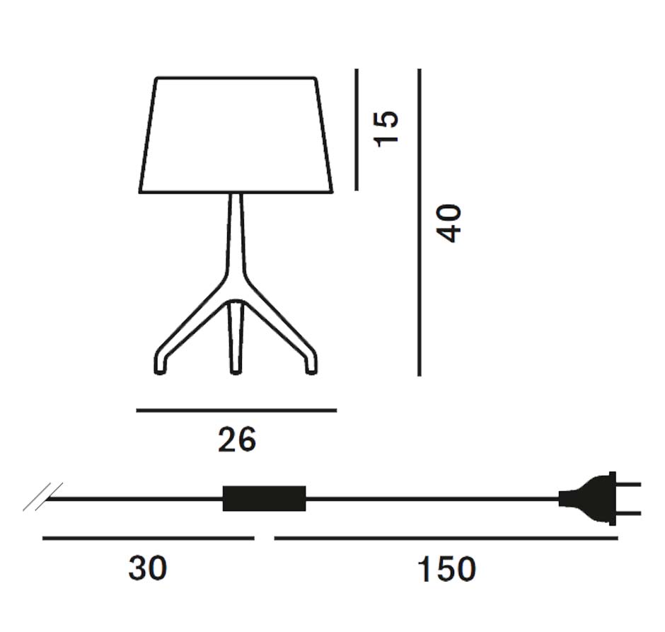 Foscarini Lumiere XXS Tavolo