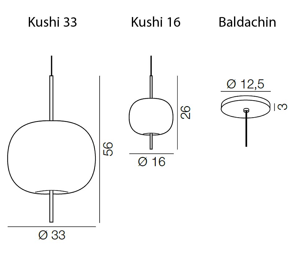 Kundalini Kushi 33 Pendelleuchte