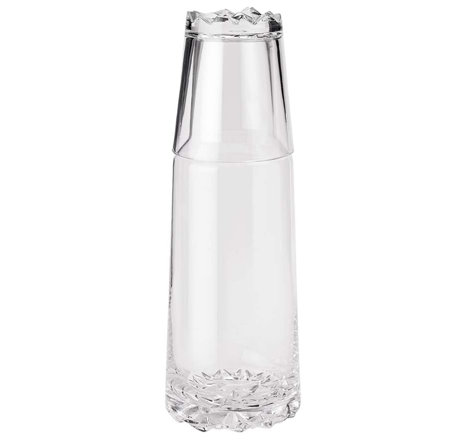 Stelton Glacier Karaffe 1L mit Glas 250 ml