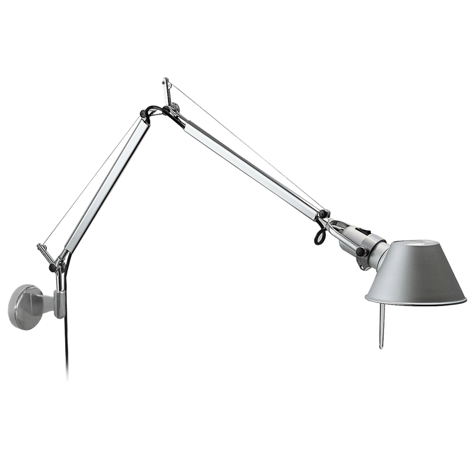 Artemide Tolomeo Parete Aluminium Aluminium