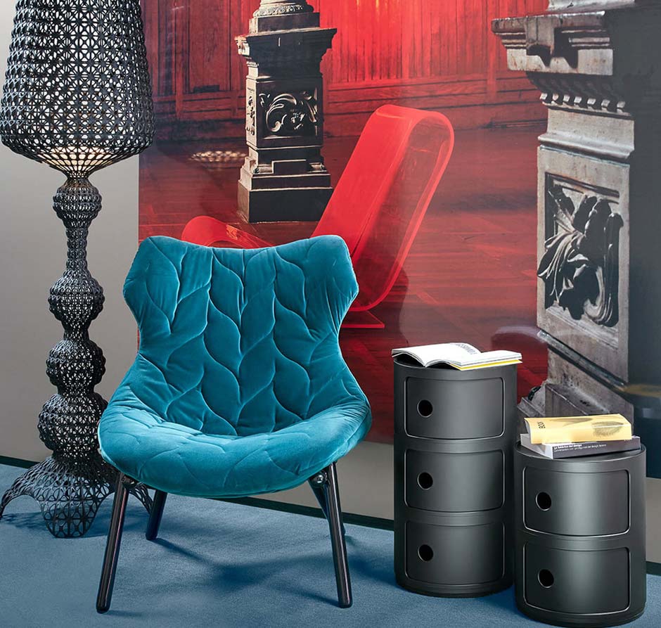 Kartell Componibili 3er Container recycled matt