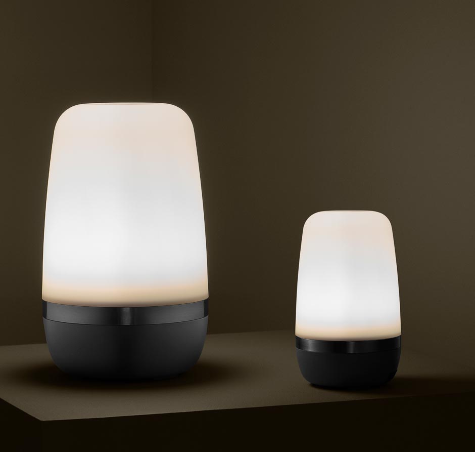 blomus SPIRIT LED Akku Bodenleuchte XL Höhe 35 cm