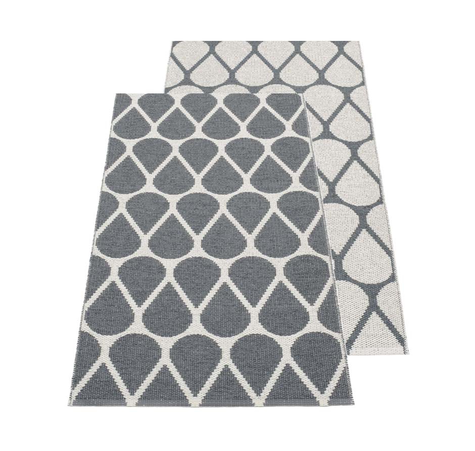pappelina Otis Kunststoff-Teppich 70 x 140 cm granit/fossil grey
