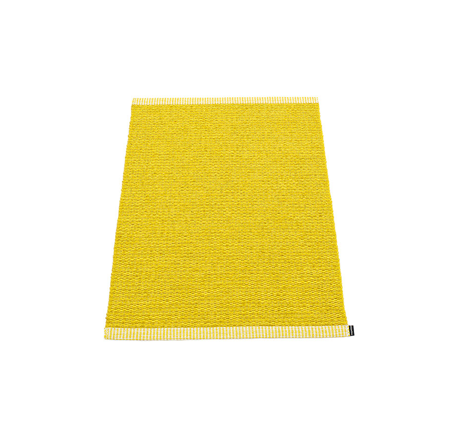 pappelina Mono Kunststoff-Teppich/Fußmatte 60 x 85 cm mustard/lemon