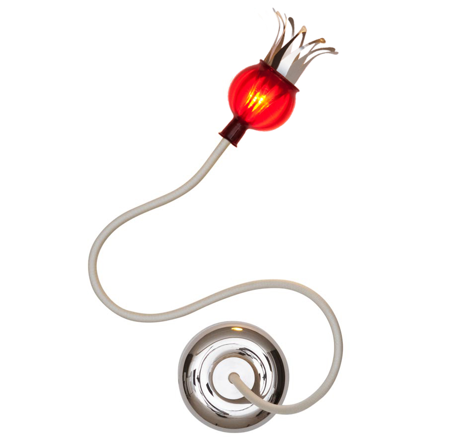 Serien Lighting Poppy Ceiling/Wall 1-armig rot / beige