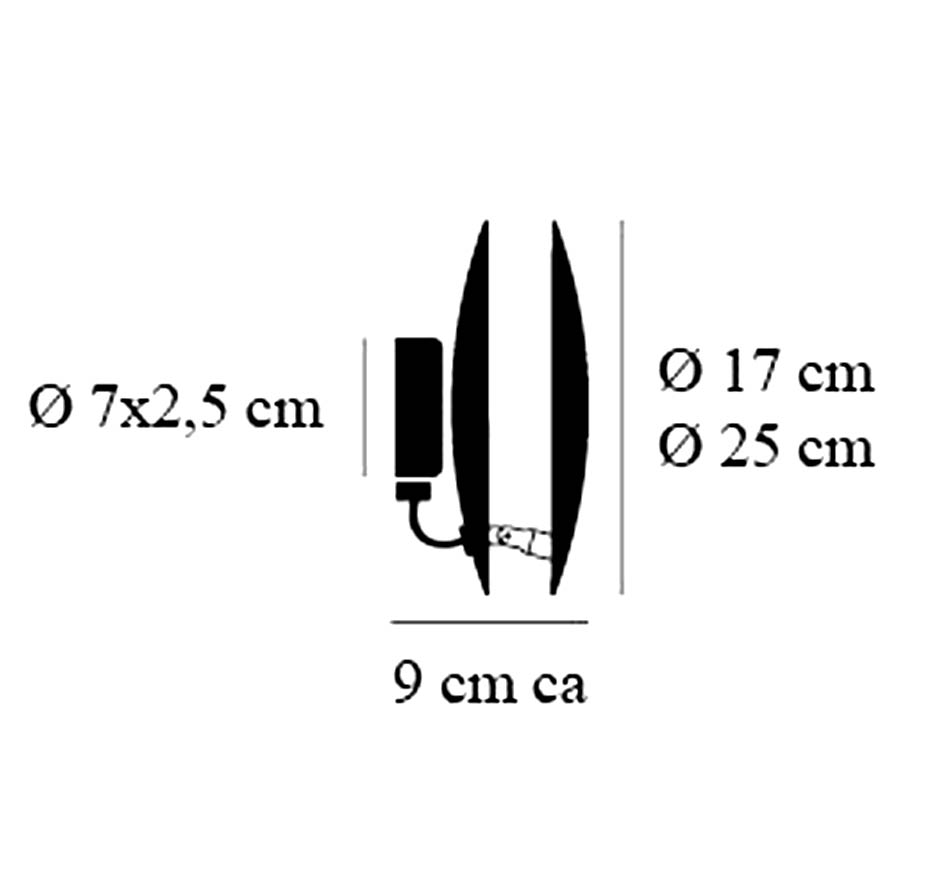 Catellani & Smith Lederam W 17 LED Wandleuchte