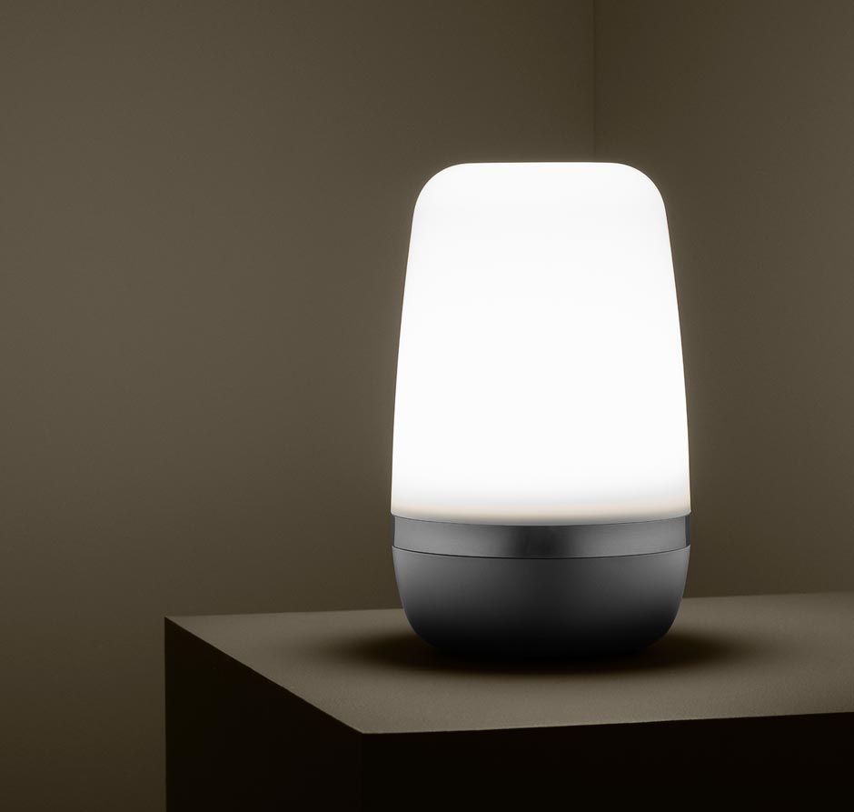 blomus SPIRIT LED Akku Bodenleuchte XL Höhe 35 cm