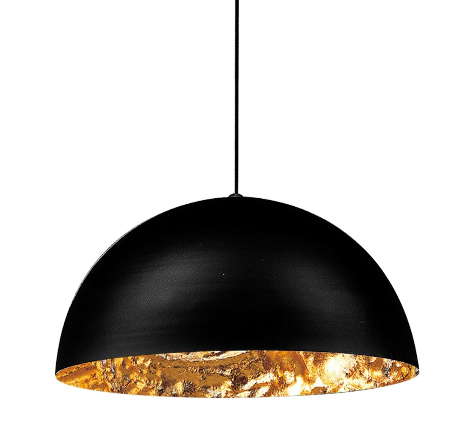 Catellani & Smith Stchu-Moon 02 LED Pendelleuchte  schwarz/gold