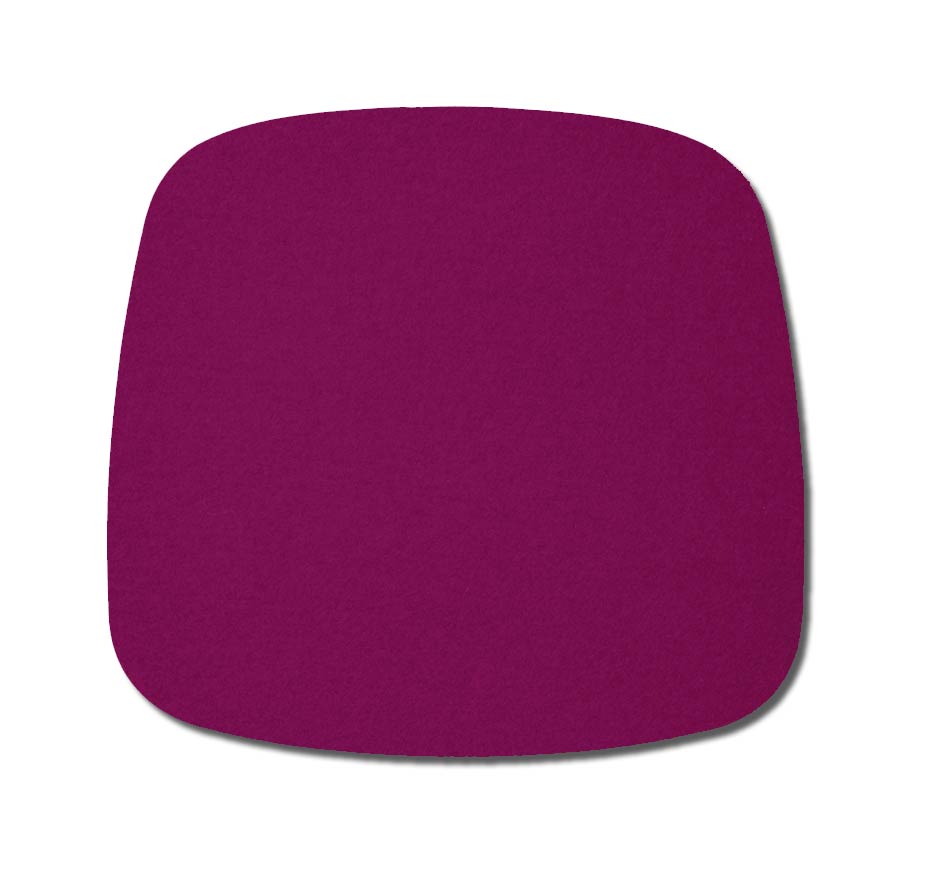 HEY-SIGN Filz Sitzauflage Vitra Eames Plastic Armchair Antirutsch 32 - pink