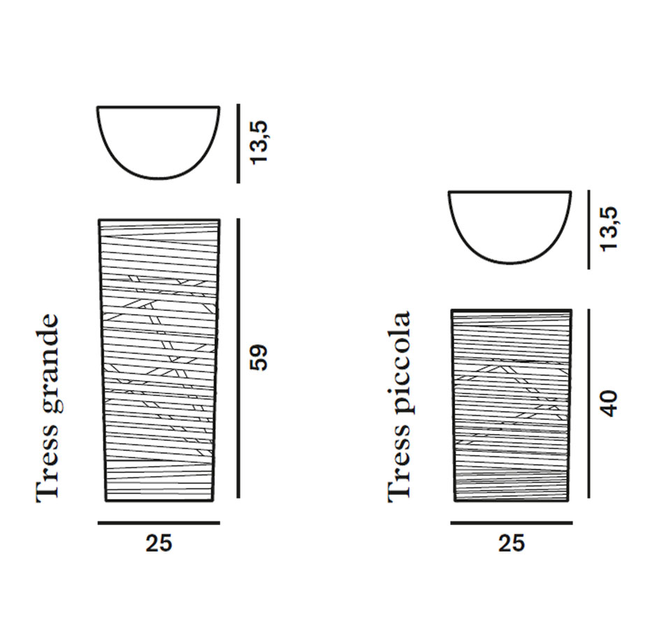 Foscarini Tress Piccola Parete