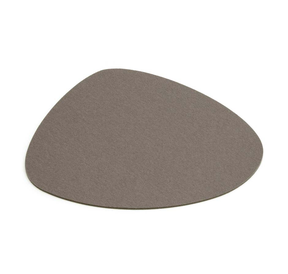 HEY-SIGN Filz Tischset Stone 34 x 29 cm 3 mm Stärke 35 - taupe