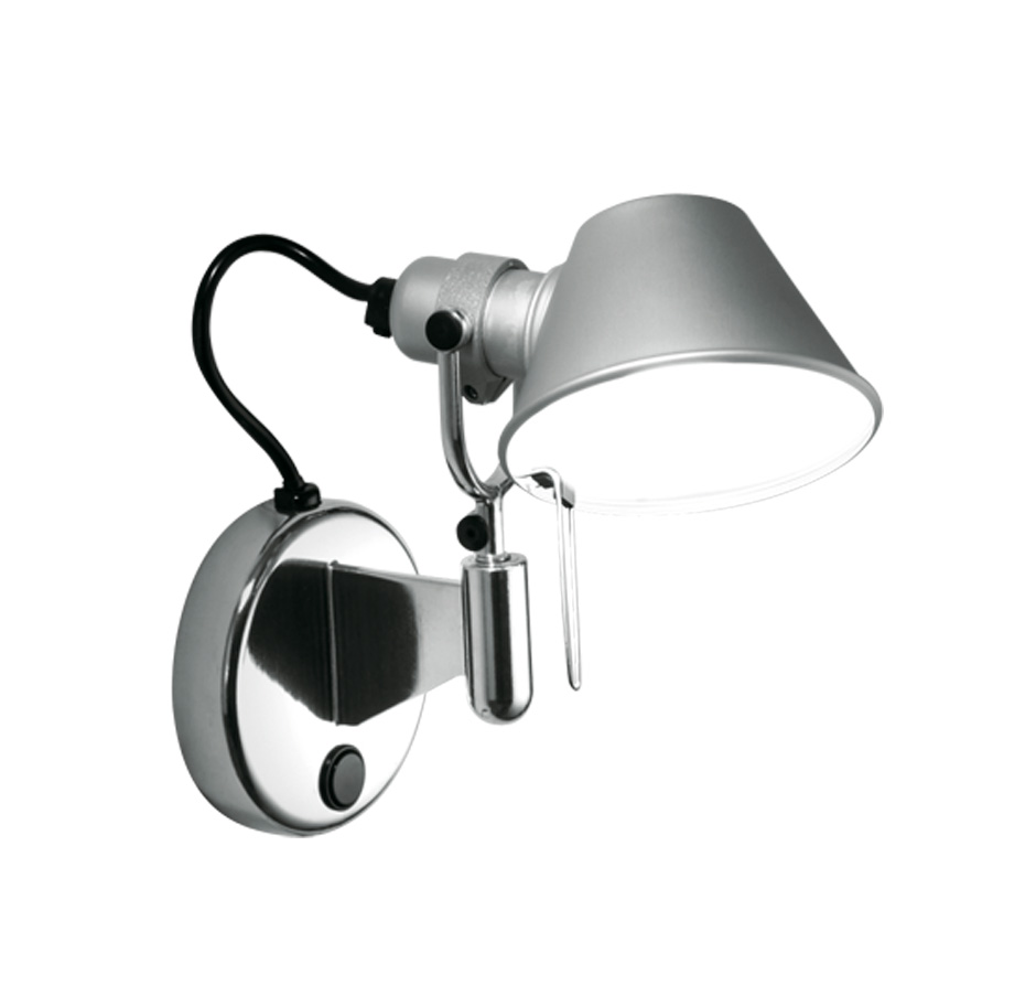 Artemide Tolomeo Micro Faretto LED mit Kippschalter und Dimmer