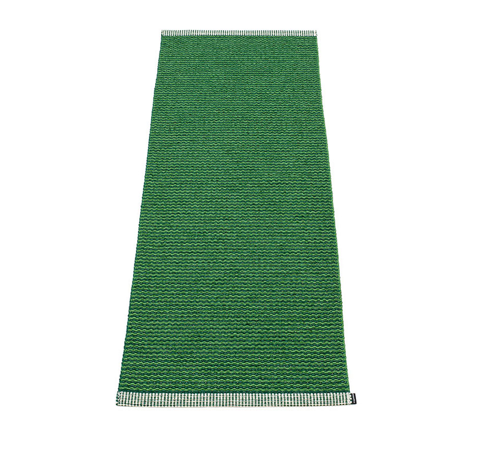pappelina Mono Kunststoff-Teppich 60 x 250 cm grasgrün/dunkelgrün
