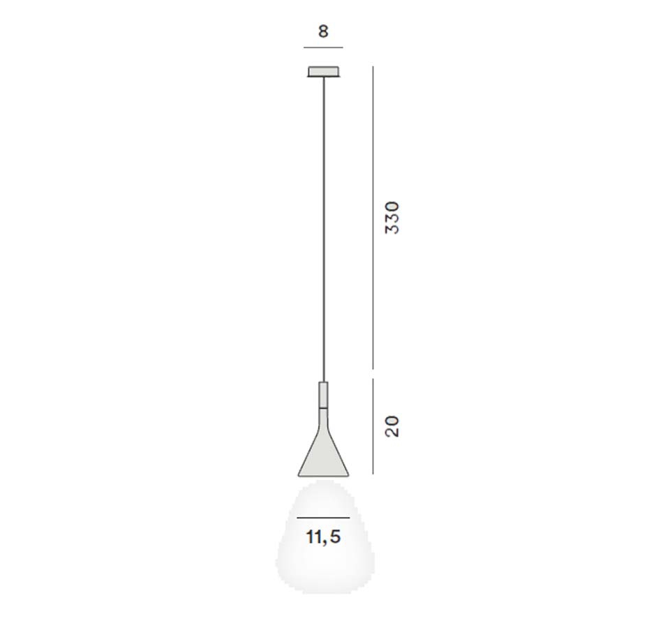 Foscarini Aplomb Mini Sospensione GU10