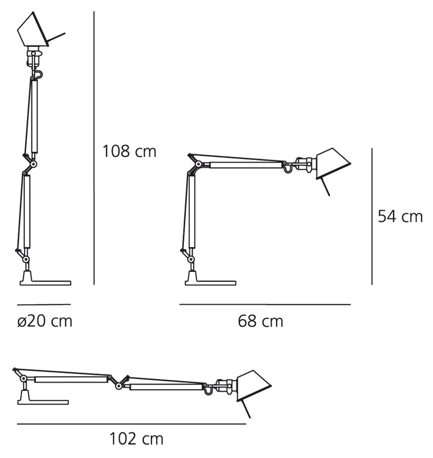 Artemide Tolomeo Mini Tavolo Tischleuchte