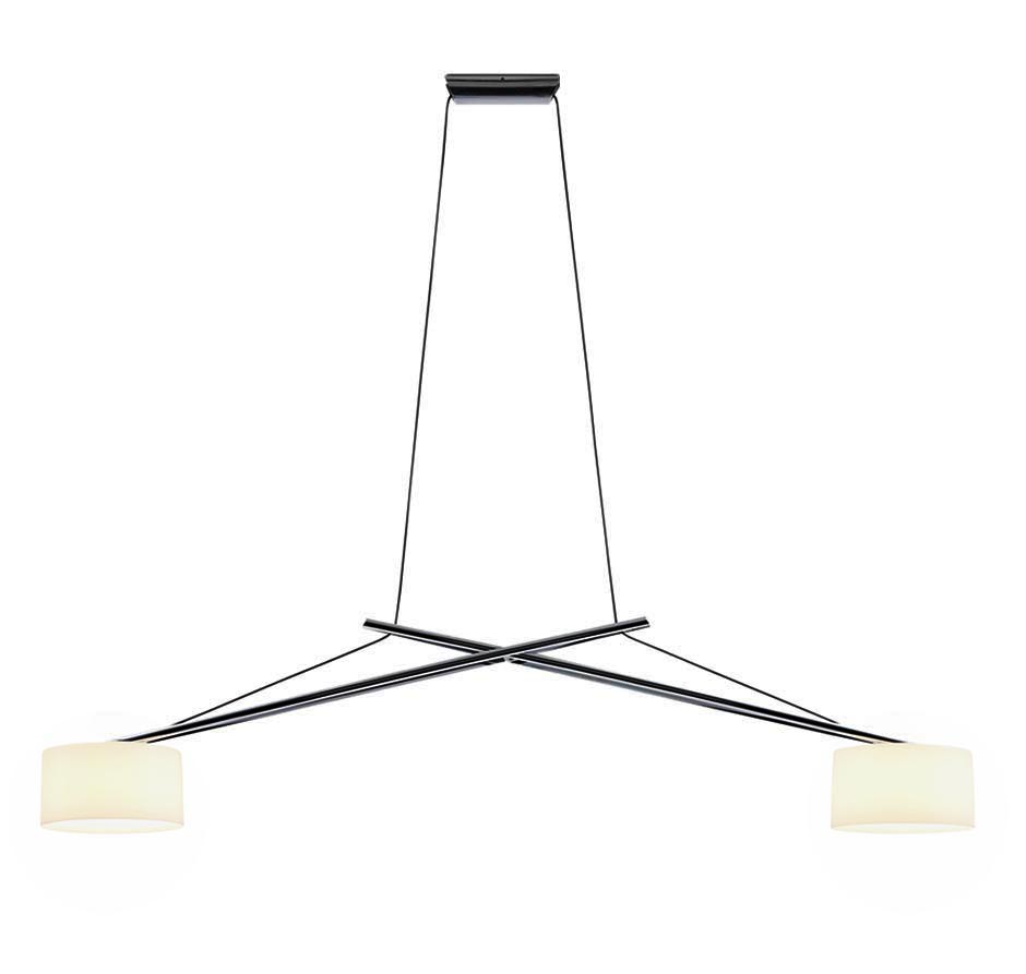 Serien Lighting Twin LED Pendelleuchte  schwarz lackiert