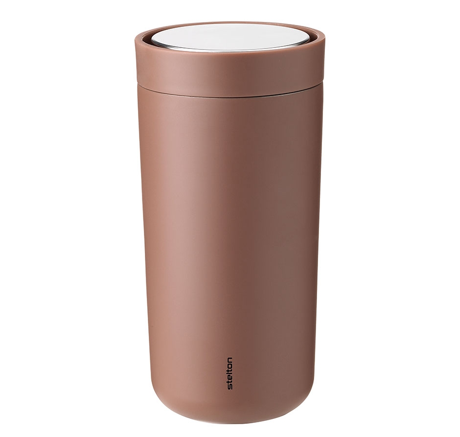 Stelton to Go Click Thermobecher doppelwandig 0,4 l soft rust