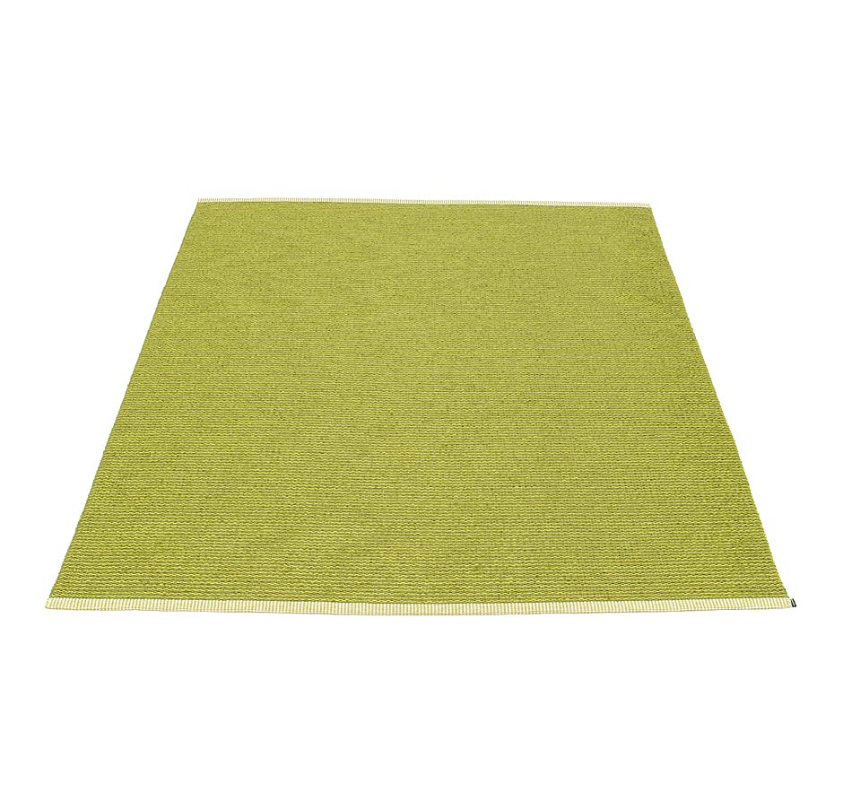 pappelina Mono Kunststoff-Teppich 180 x 220 cm olive/lime
