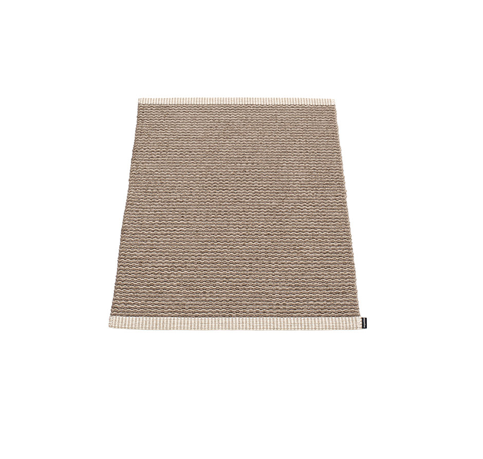 pappelina Mono Kunststoff-Teppich/Fußmatte 60 x 85 cm dark mud/mud