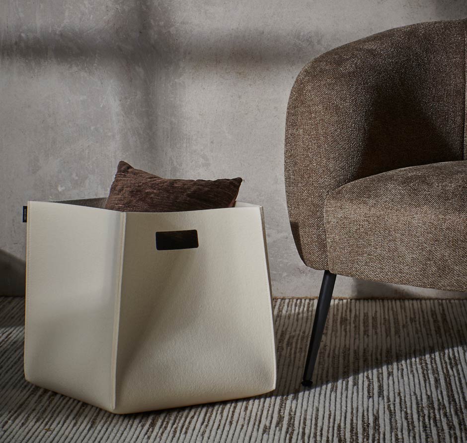 HEY-SIGN Tall Box Filzbox quadratisch 35 x 35 cm