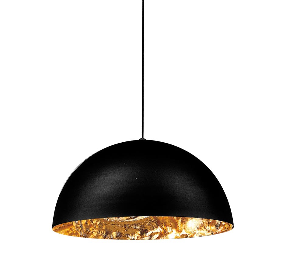 Catellani & Smith Stchu-Moon 02 LED Pendelleuchte  schwarz/gold