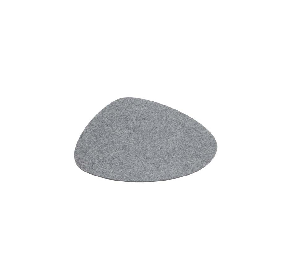 HEY-SIGN Filz Untersetzer Stone 15 x 13 cm 3 mm Stärke 07 - hellmeliert