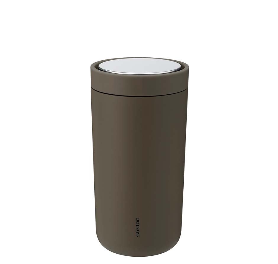 Stelton to Go Click Thermobecher doppelwandig 0,2 l soft bark