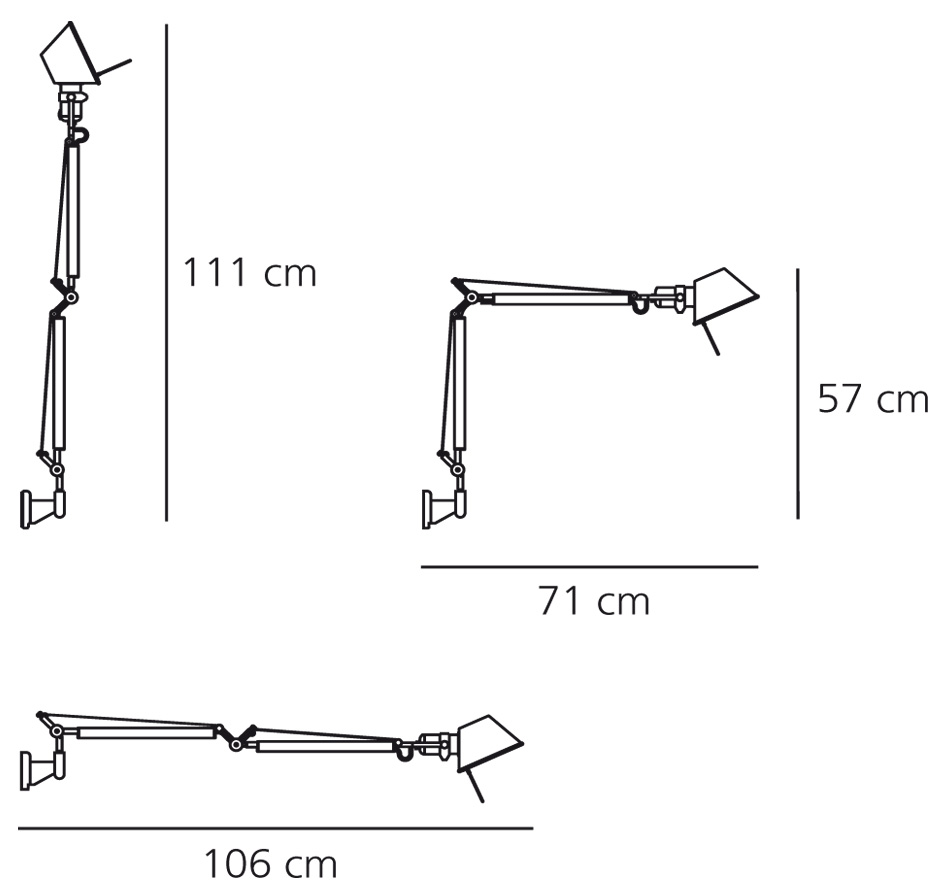 Artemide Tolomeo Mini Parete