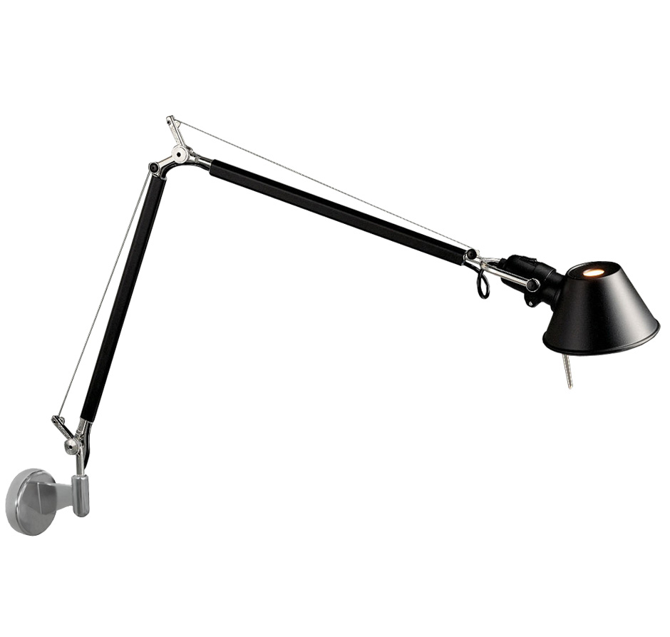 Artemide Tolomeo Parete schwarz