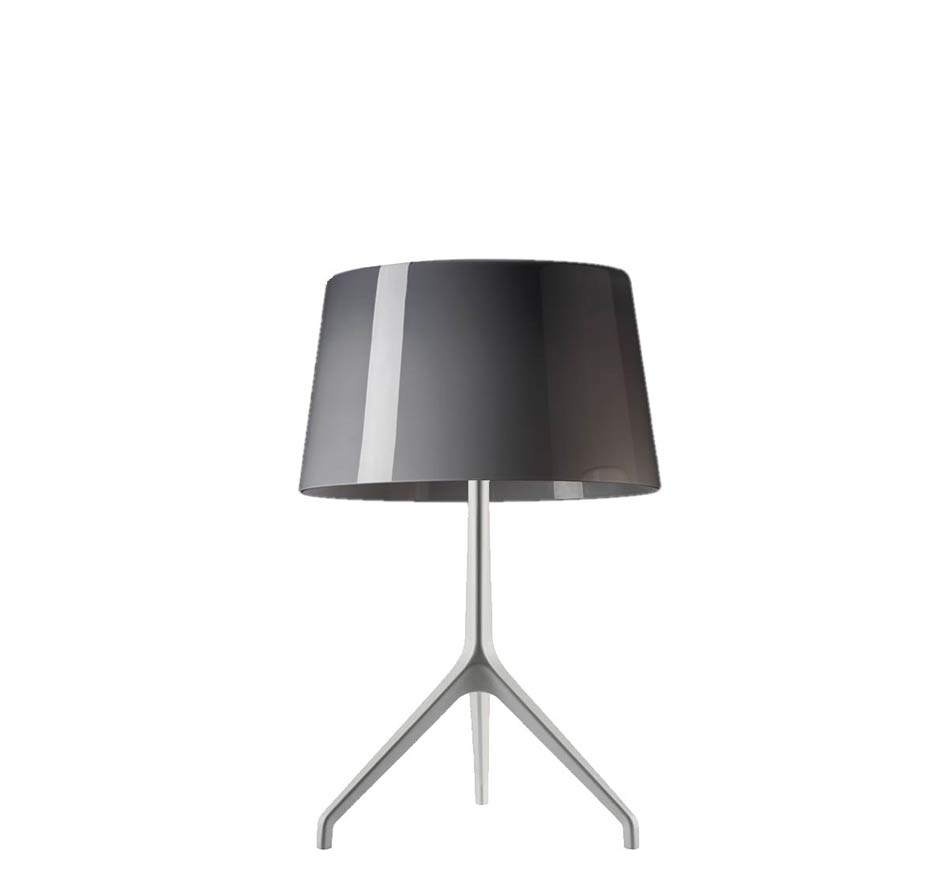 Foscarini Lumiere XXS Tavolo Schirm grau / Gestell Aluminium