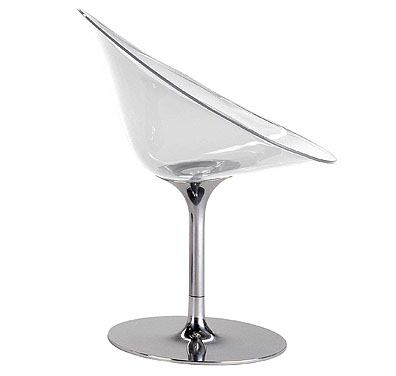 Kartell Eros Stuhl mit Drehfuß