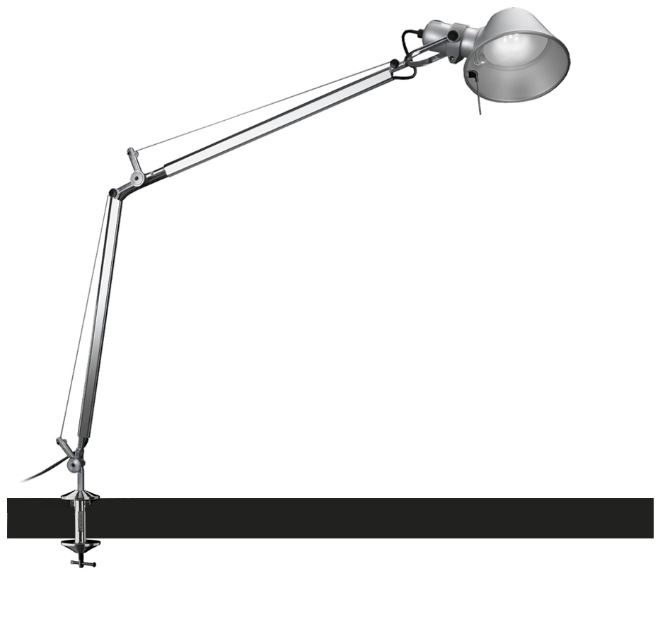 Artemide Tolomeo Mini LED mit Tischklemme Ansicht 1